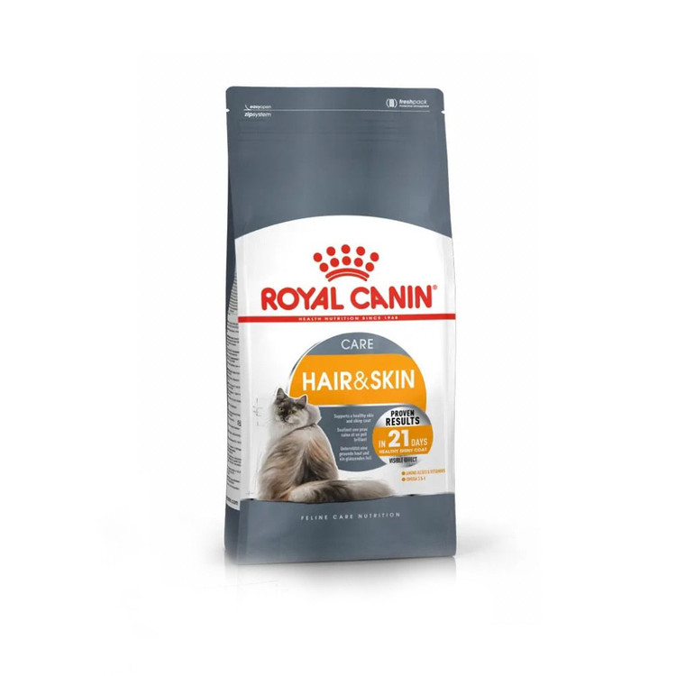 غذای خشک گربه رویال کنین هیر اند اسکین 2کیلوگرم