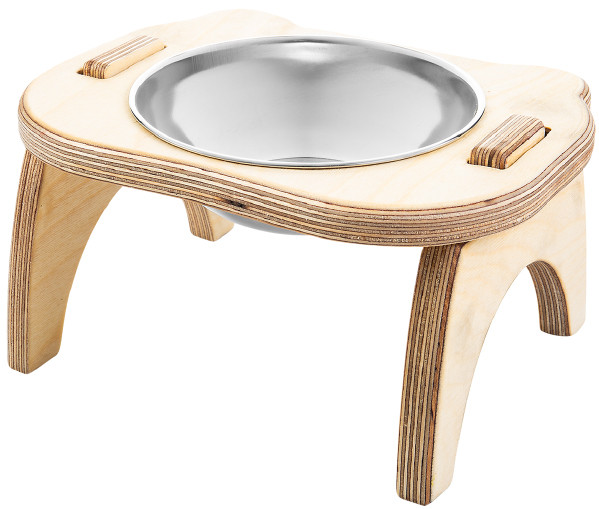 ظرف آب و غذای کامپلای وود مدل پلاتو سایز 1