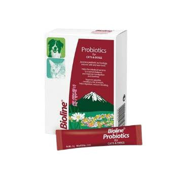 پروبیوتیک فعال شده گربه و سگ بایولاین ۱۰ عددی