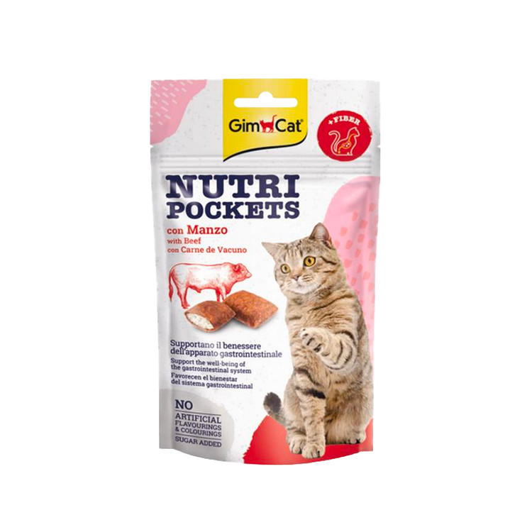 تشویقی نوتری گربه جیم کت طعم گوشت گاو