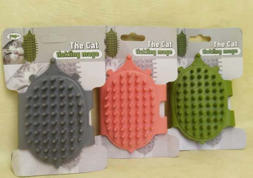 برس ماساژور سیلیکونی مدل جوجه تیغی