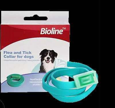 قلاده ضد کک وکنه بایولاین مخصوص سگ ۶۰ سانت