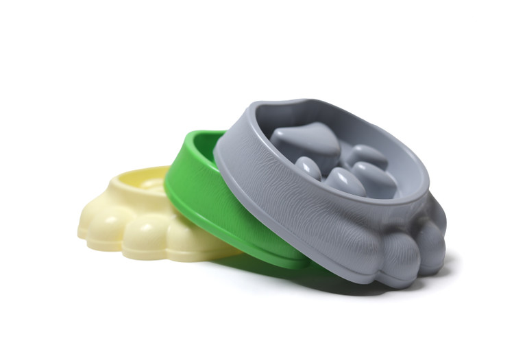 ظرف غذای آرامخور سگ و گربه مدل پنجه (خارجی)